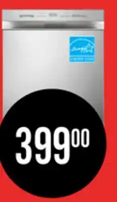 The Brick Midea 24 Front-Control Dishwasher with Interior Light - MDF24P2BST offer