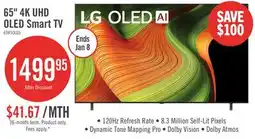 The Brick LG 65 B5 OLED 4K UHD evo AI Smart webOS TV (OLED65B5PUA.ACC) - 2025 Model offer
