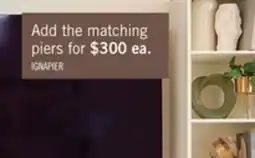 The Brick Ignatius 18.7 Pier with Storage & Cable Management - White offer