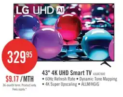 The Brick LG 43 UA7000 4K UHD Smart webOS TV (43UA7000PUB.ACC) 2025 Model offer