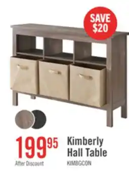 The Brick Kimberly 47.25 Hall Table with Three Baskets - Beige offer
