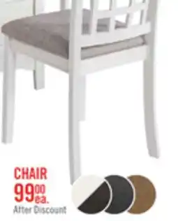 The Brick Dena Dining Chair with Vegan-Leather Fabric - Oak Brown offer