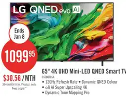 The Brick LG 65 QNED85 evo AI Mini-LED 4K UHD Smart webOS TV (65QNED85AUA.ACC) - 2025 Model offer