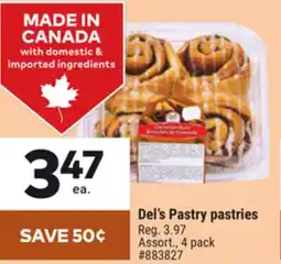 Giant Tiger Del's Pastry pastries offer