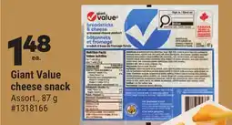 Giant Tiger Giant Value cheese snack offer