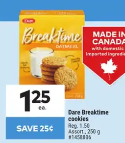 Giant Tiger Dare Breaktime cookies offer