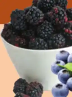 Giant Tiger blackberries offer