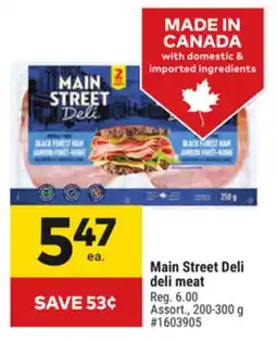 Giant Tiger Main Street Deli deli meat offer