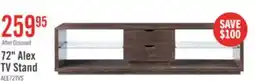 The Brick Alex 72 Modern TV Stand with Storage and Cable Management for TVs up to 80- Walnut Oak offer