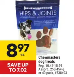 Giant Tiger Chewmasters dog treats offer