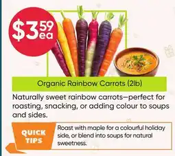 Healthy Planet Organic Rainbow Carrots (2lb) offer