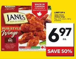 Giant Tiger Janes frozen chicken wings offer