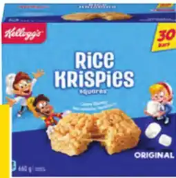 Giant Tiger Kellogg's Rice Krispies squares offer