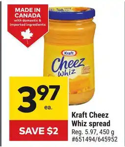 Giant Tiger Kraft Whiz spread offer