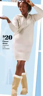 Giant Tiger Fleece dress offer