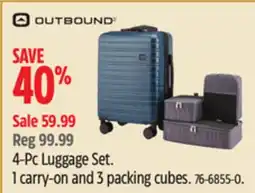 Canadian Tire Outbound 4-Pc Luggage Set offer