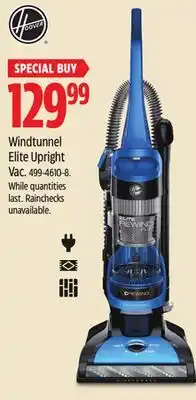 Canadian Tire Hoover Windtunnel Elite Upright Vac offer