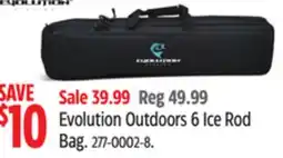Canadian Tire Evolution Outdoors 6 Ice Rod Bag offer