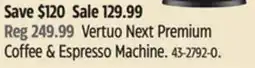 Canadian Tire Vertuo Next Premium Coffee & Espresso Machine offer