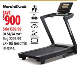 Canadian Tire NordicTrack EXP 10i Treadmill offer