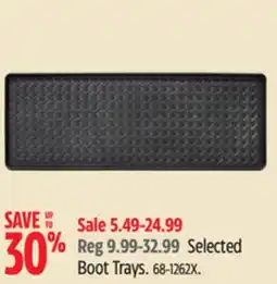 Canadian Tire Selected Boot Trays offer
