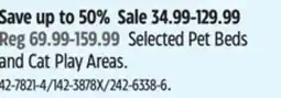 Canadian Tire Petco Selected Pet Beds and Cat Play Areas offer