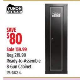 Canadian Tire Yukon Gear Ready-to-Assemble 8-Gun Cabinet offer