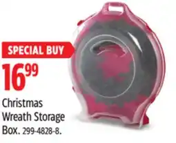 Canadian Tire Sterilite Christmas Wreath Storage Box offer