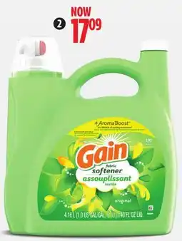 Canadian Tire Gain Fabric Softener offer