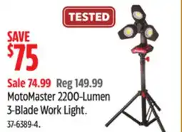 Canadian Tire 3-Blade Work Light offer