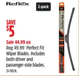 Canadian Tire Reflex Perfect Fit Wiper Blades offer