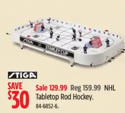 Canadian Tire Stiga NHL Tabletop Rod Hockey offer