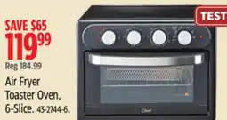 Canadian Tire MASTER Chef Air Fryer Toaster Oven, 6-Slice offer