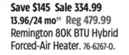 Canadian Tire Remington 80K BTU Hybrid Forced-Air Heater offer