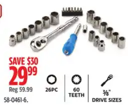 Canadian Tire General Use Socket Sets offer