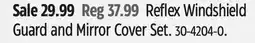 Canadian Tire Reflex Windshield Guard and Mirror Cover Set offer