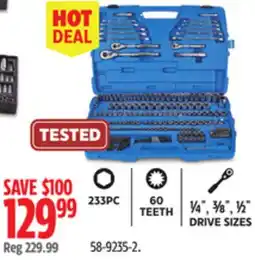 Canadian Tire Mastercraft General Use Socket Sets offer