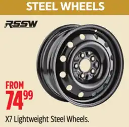 Canadian Tire RSSW X7 Lightweight Steel Wheels offer