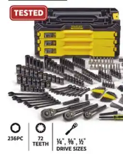 Canadian Tire Stanley BLACK CHROME SOCKET SETS offer