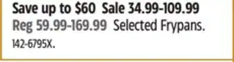 Canadian Tire Selected Frypans offer