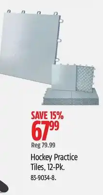 Canadian Tire Hockey Practice Tiles offer