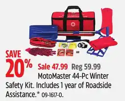 Canadian Tire MotoMaster 44-Pc Winter Safety Kit offer