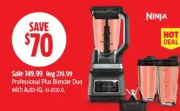 Canadian Tire Ninja Professional Plus Blender Duo with Auto-iQ offer