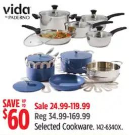 Canadian Tire Vida by PADERNO Selected Cookware offer