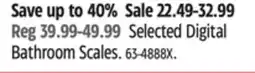 Canadian Tire Accu Weight Selected Digital Bathroom Scales offer