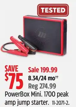 Canadian Tire PowerBox Mini offer