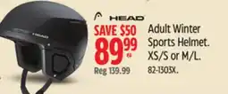 Canadian Tire Head Adult Winter Sports Helmet offer