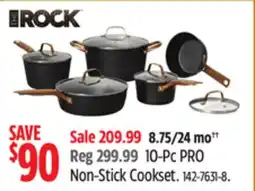 Canadian Tire The Rock 10-Pc PRO Non-Stick Cookset offer