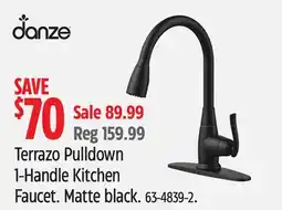 Canadian Tire Danze Terrazo Pulldown 1-Handle Kitchen Faucet offer