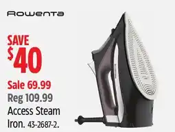 Canadian Tire Access Steam Iron offer